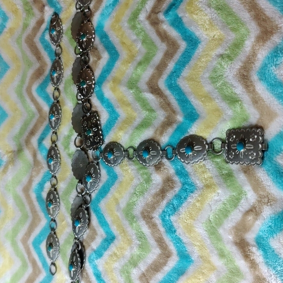 ✔️Silver & Turquoise belt - Picture 4 of 4